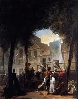 A parade on the Boulevard de Saint-Aubin (National&nbsp;Gallery, 1760)