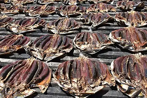 Skipjack drying on Madeira Island