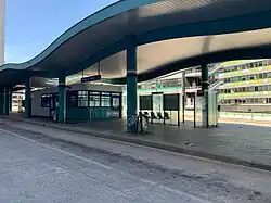 The bus station at access 2