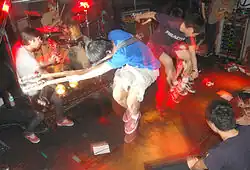 The Geeks opened for American hardcore band Terror at Ssamzie Space on September 18, 2009.