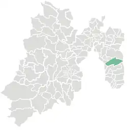 Location of Ixtapaluca in the State of Mexico