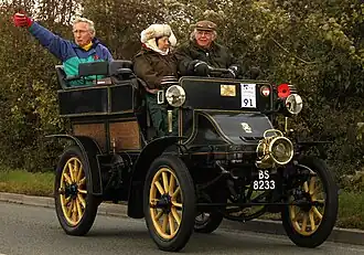 1900 Georges Richard 7HP Rear-entrance tonneau