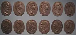 Giovanni Cavino, set of 1st 12 Roman emperors, Padua, c. 1550