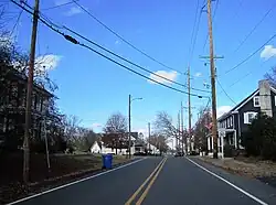Northbound CR 617 (Main Street) in Harrisonville