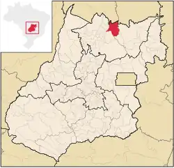 Location in Goiás state
