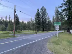 Welcome to Spokane sign on Thrope Road