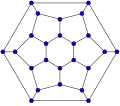 24-fullerene (Hexagonal truncated trapezohedron graph)