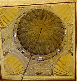 The dome in front of the mihrab