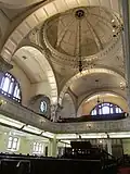Ceiling detail of the 1905 synagogue