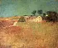 Green Sky Landscape, circa 1898