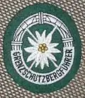 German Federal Police rank insignia patch.