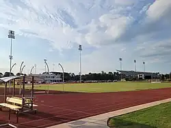 Groseclose Track at Brown Stadium, track and field area