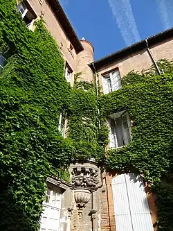 Turret in the court.