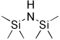Structural formula of bis(trimethylsilyl)amine