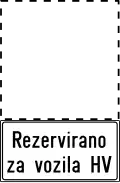 E12 Reserved for Croatian Army vehicles