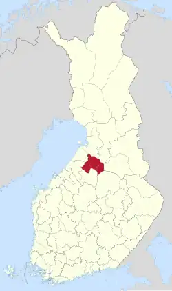 Location of Siikalatva sub-region