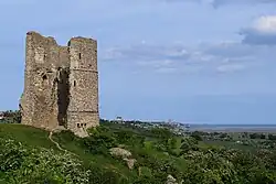 The ruins of Hadleigh Castle, built in the 13th century