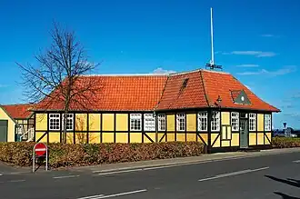 Official building in the harbour