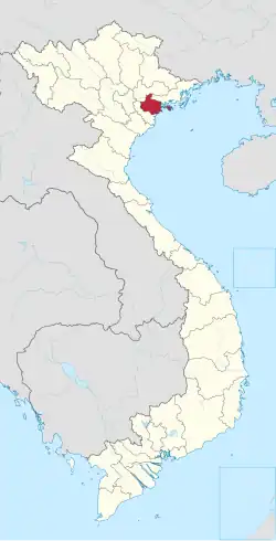 Provincial location in Vietnam