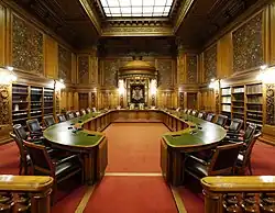 Council chamber, Senate meeting room