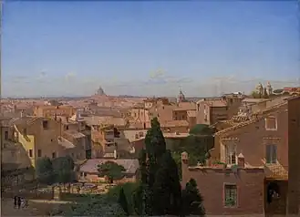 View of Rome from the Artist's Dwelling (1858)
