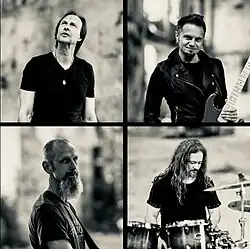 Band Promoshoot, 2025: Göran Edman, Walter Cianciusi, Martin Helmantel, Enrico Cianciusi
