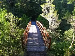 view of a bridge for people walking or cycling