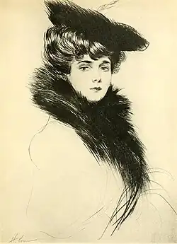 Madame Chéruit, drypoint
