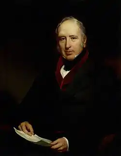 Portrait of George Cayley by Henry Perronet Briggs
