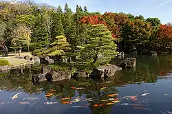 Koi in Himeji Koko-en Garden
