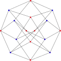 The chromatic number of the Hoffman graph is 2.