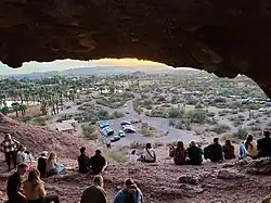 Hole-in-the-Rock is a popular natural attraction.