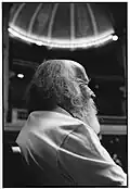 Hubert Reeves in La Sorbonne (Paris, France) photographed in 2001 by Olivier Meyer