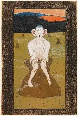 Frost , 1895, gouache