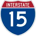 Interstate 15 marker