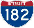 Interstate 182 marker