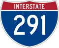Interstate 291 marker