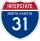 Interstate 31 marker