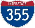 Interstate 355 marker