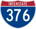 Interstate 376 marker