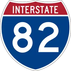 Interstate 82 marker