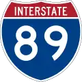 Interstate 89 marker