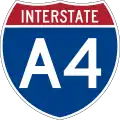 Interstate A-4 marker