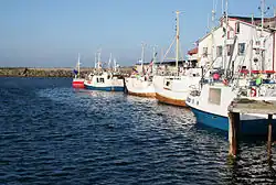 View of the village harbour