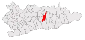 Location in Călărași County