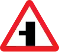 Side road to left