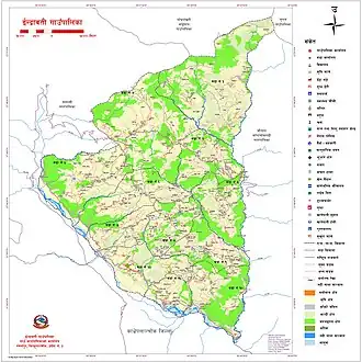 Location of Indrawati Gaunpalika