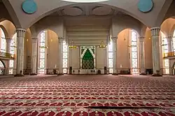 Interior of the mosque