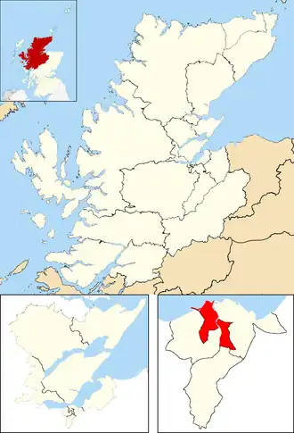 Location of the ward