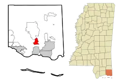 Location of Hickory Hills, Mississippi